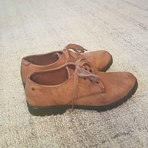 Leather (man made) Oxford